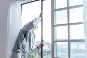 ガラスフィルム施工